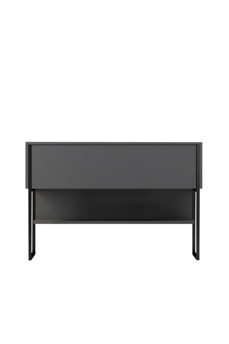 Hanah Home Luxe Cómoda Negro y Antracita